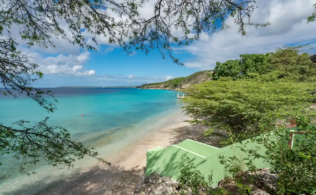 Plages de Grande-Terre en Guadeloupe avec eaux turquoise et cocotiers