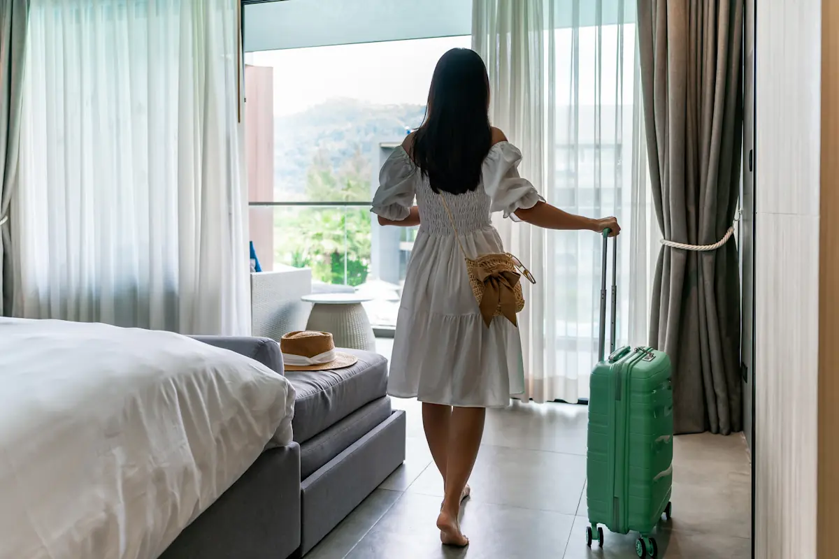 Une personne dans un hôtel à madère