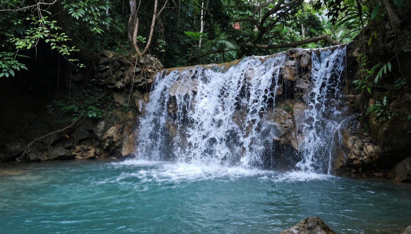 Le Saut d'Acomat : la piscine naturelle de Pointe-Noire