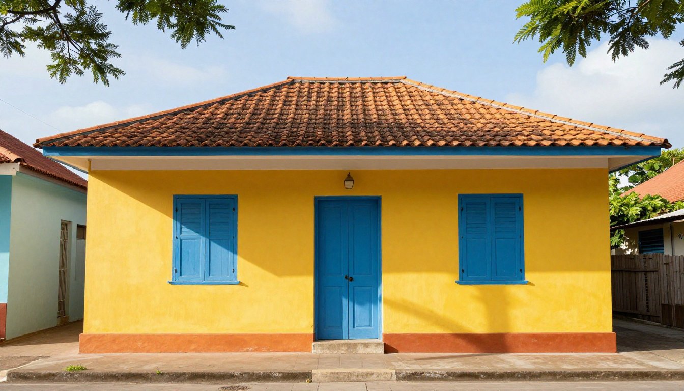 Pourquoi la couleur maison créole est-elle si éclatante ?