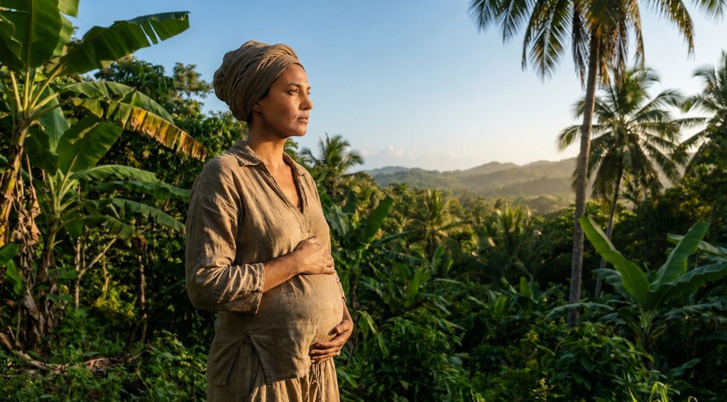Femme héroïne de liberté aux Antilles