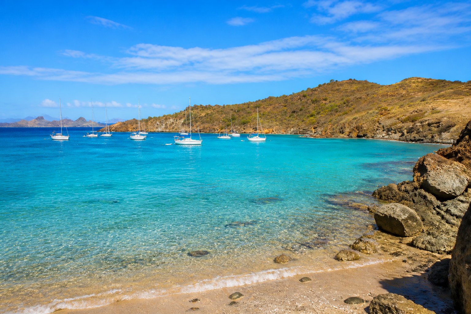L'anse de Colombier pour un panorama de carte postale