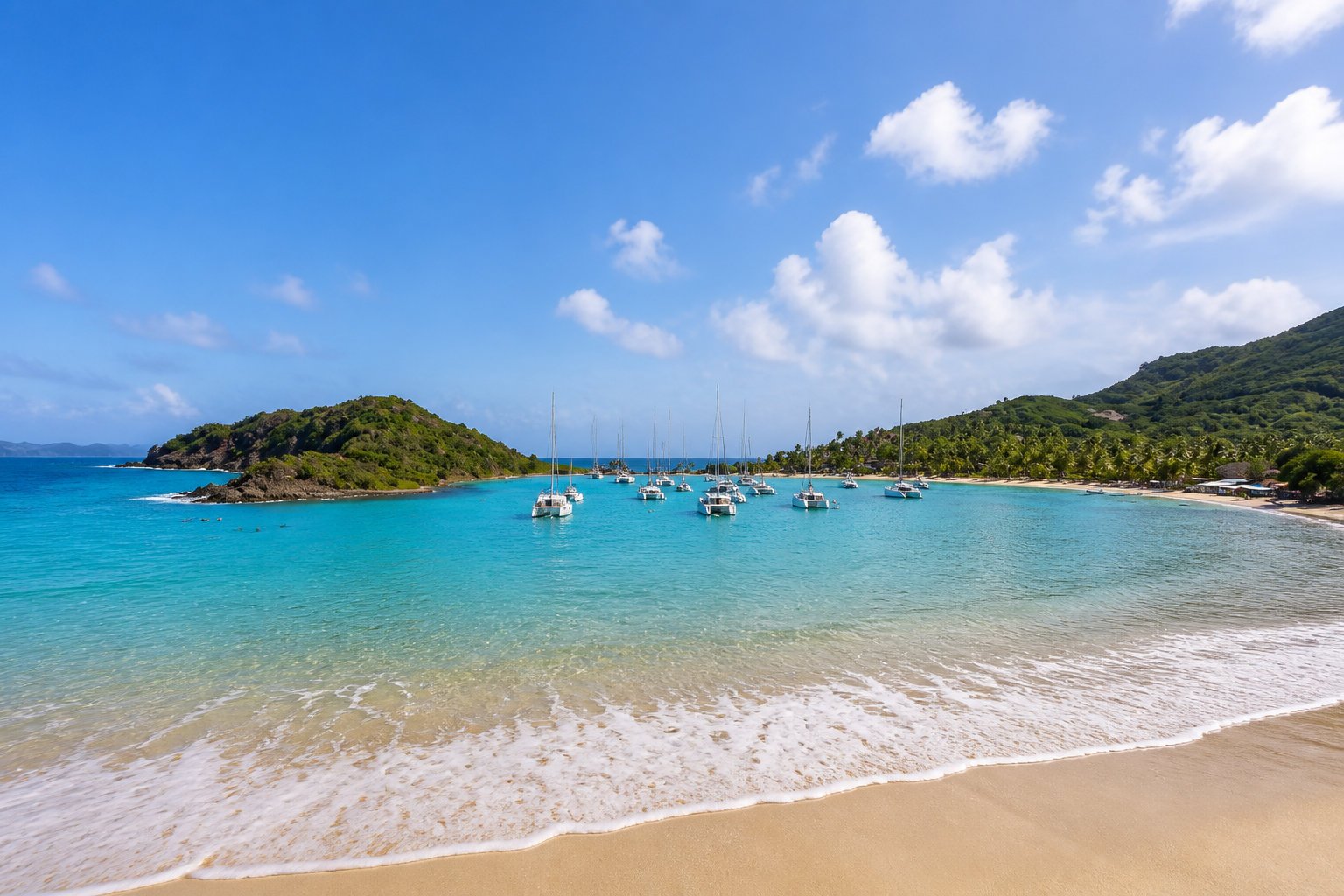 Mayreau, l'authenticité d'un village perché face au lagon