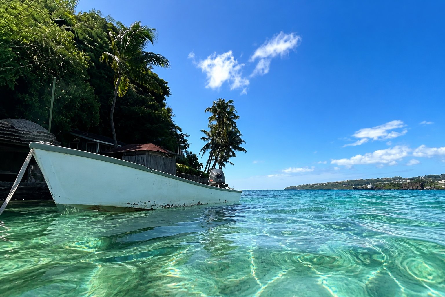 Villa Beach : le spot vivant face à Young Island