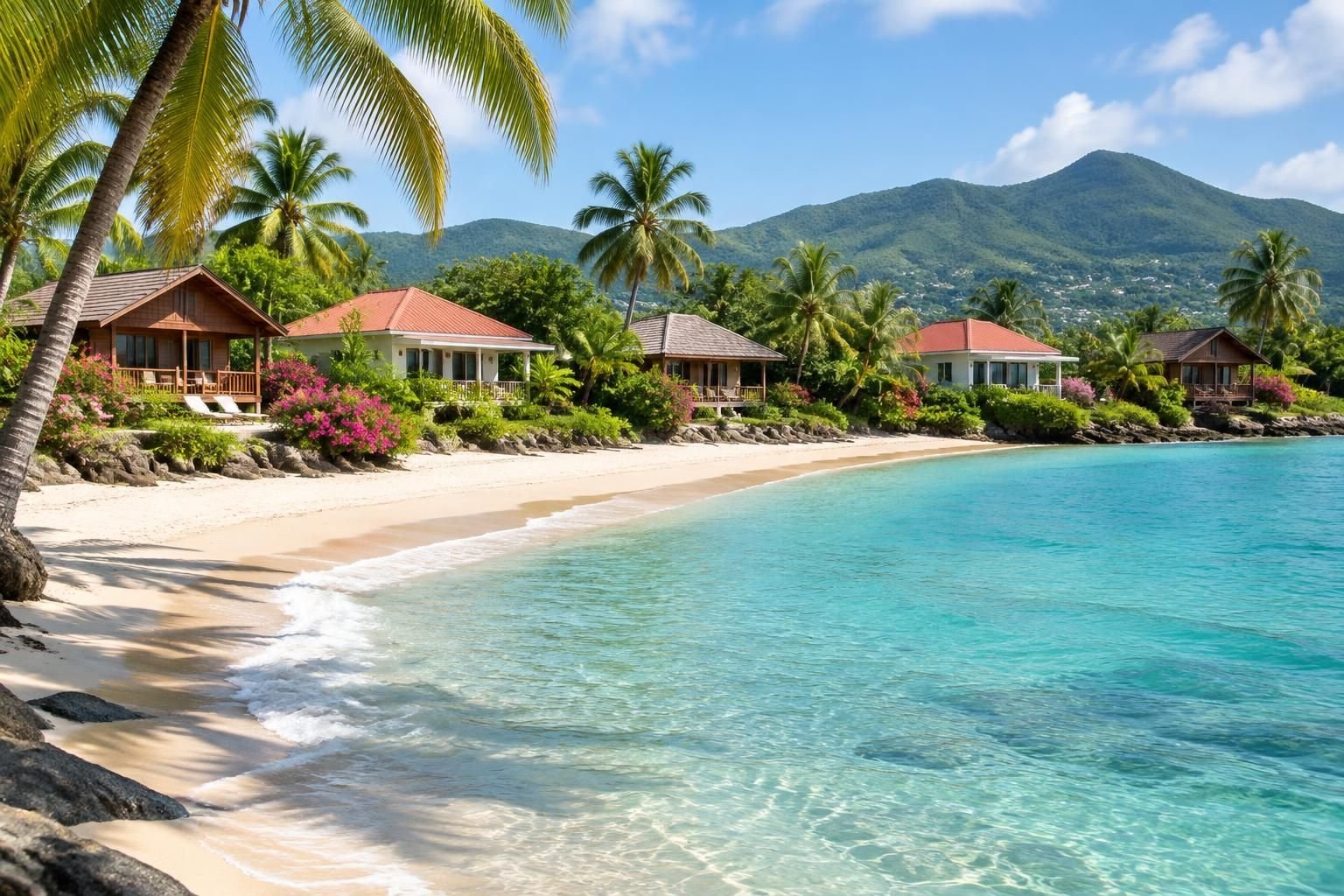 Découvrez 5 villages vacances en Martinique idéalement situés près des plus belles plages, pour profiter du soleil, de la mer et d’un séjour inoubliable.