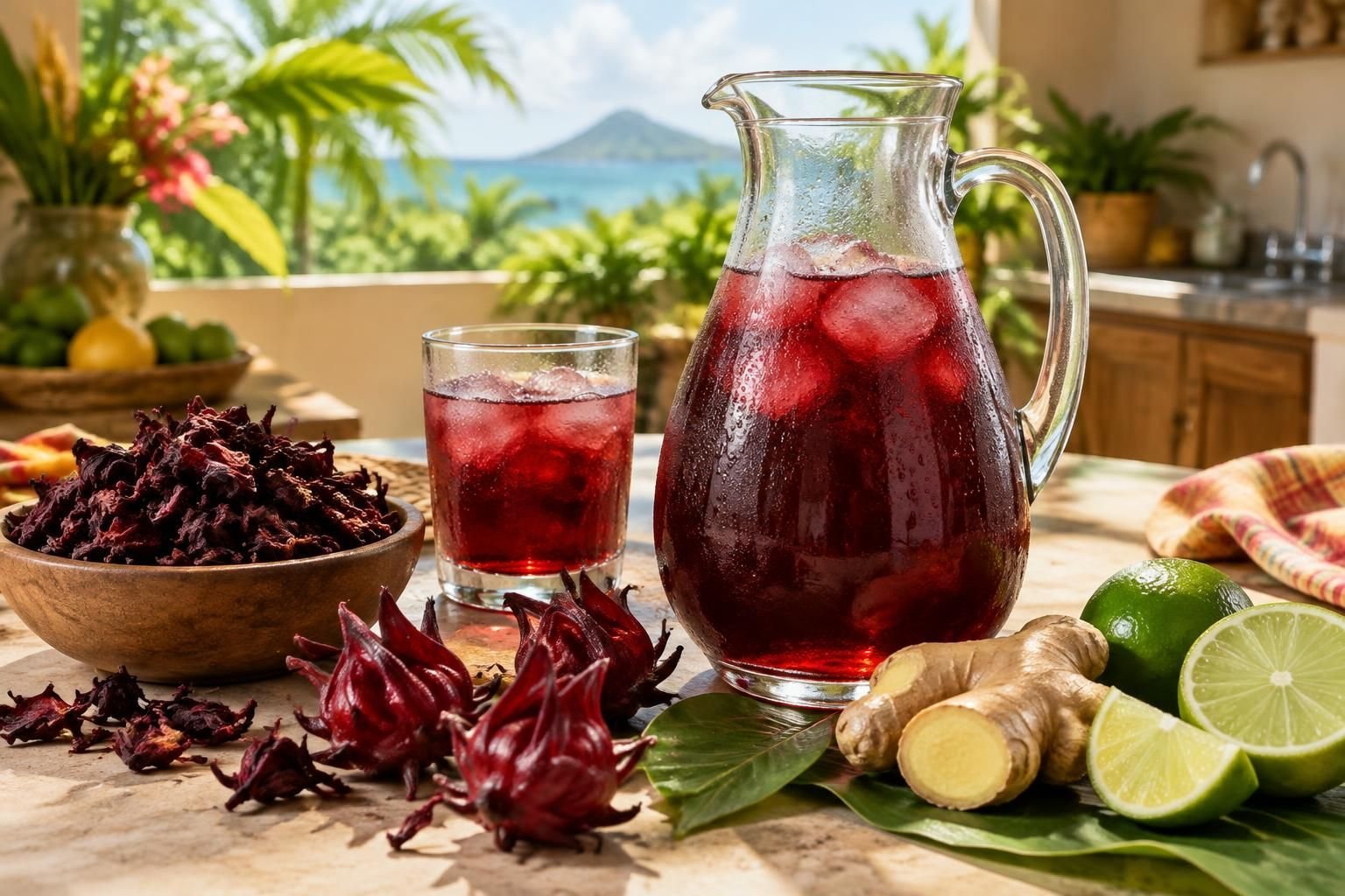 Découvrez la recette traditionnelle du bissap de Martinique : ingrédients, préparation et astuces pour savourer cette boisson fraîche et parfumée.