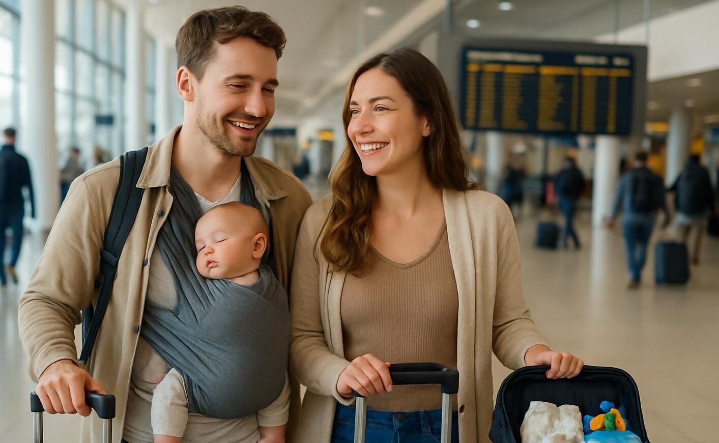 Découvrez des conseils pratiques pour voyager sereinement avec un bébé, faciliter vos déplacements et assurer le confort et la sécurité de votre enfant lors de vos voyages.