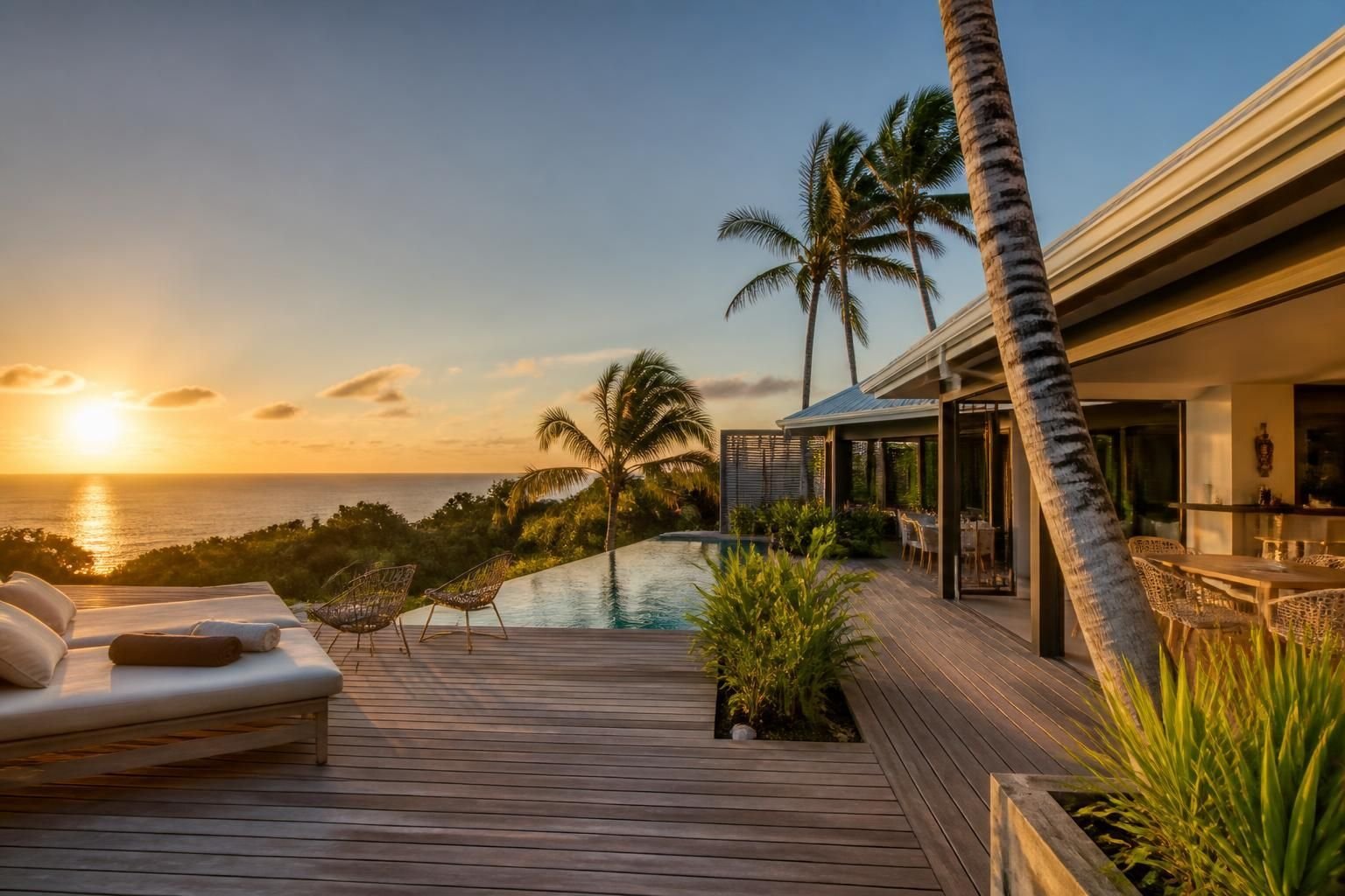 Découvrez nos locations de villas de luxe en Guadeloupe et profitez des meilleures destinations pour un séjour inoubliable alliant confort, plage paradisiaque et services haut de gamme.