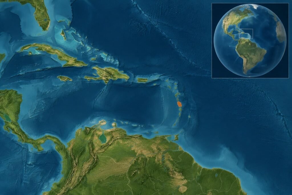 découvrez où se trouve la martinique sur la carte du monde : localisation dans les caraïbes, position dans les petites antilles et repères géographiques.